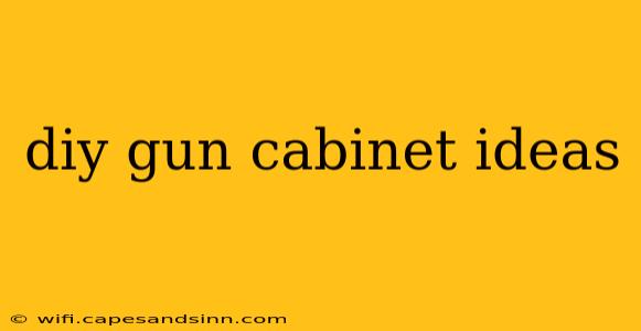 diy gun cabinet ideas