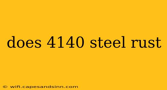 does 4140 steel rust