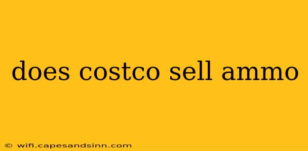 does costco sell ammo