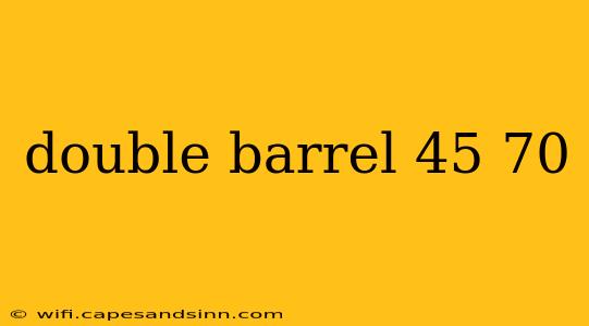 double barrel 45 70