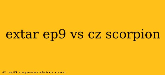 extar ep9 vs cz scorpion