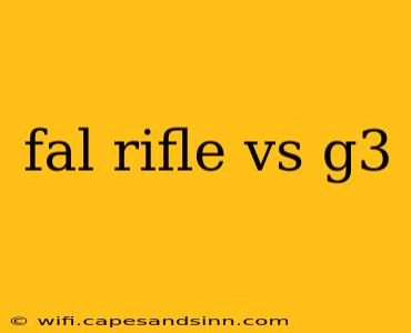 fal rifle vs g3