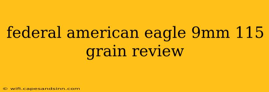 federal american eagle 9mm 115 grain review