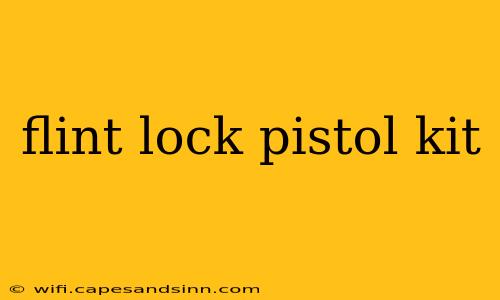 flint lock pistol kit