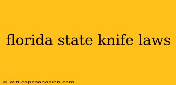 florida state knife laws