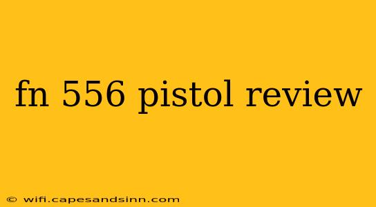 fn 556 pistol review