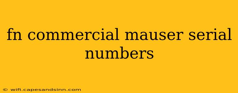 fn commercial mauser serial numbers