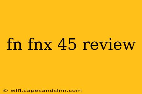 fn fnx 45 review