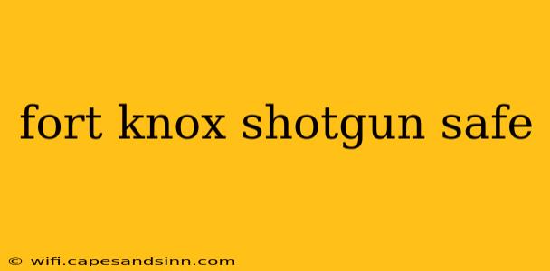 fort knox shotgun safe