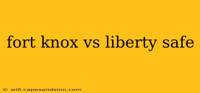 fort knox vs liberty safe