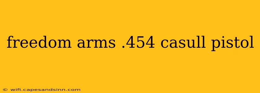 freedom arms .454 casull pistol