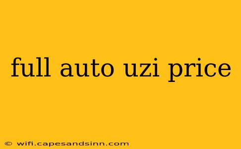 full auto uzi price