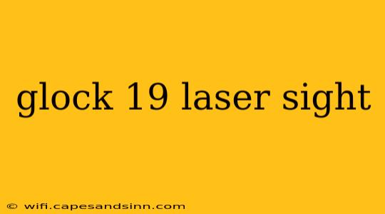 glock 19 laser sight