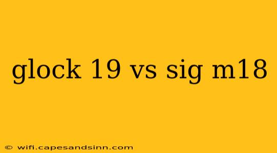 glock 19 vs sig m18