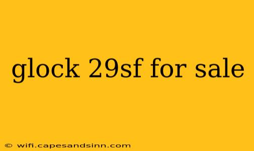 glock 29sf for sale