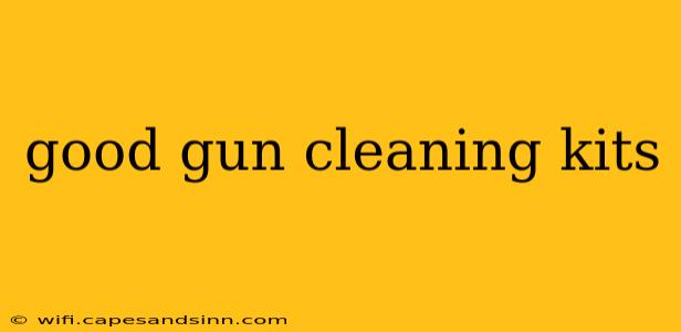 good gun cleaning kits