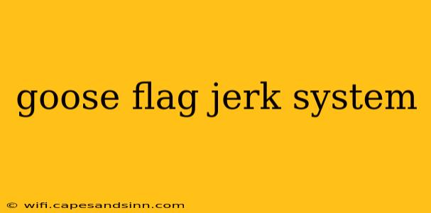 goose flag jerk system