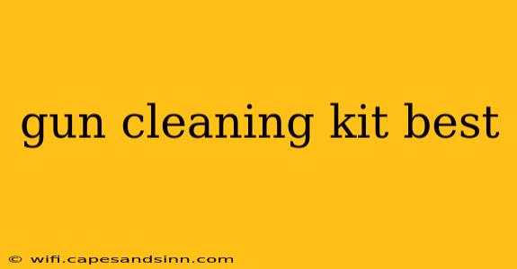 gun cleaning kit best