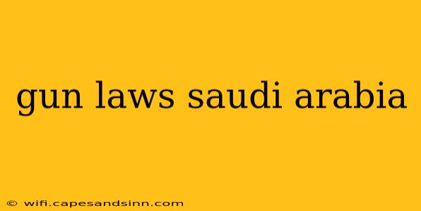 gun laws saudi arabia