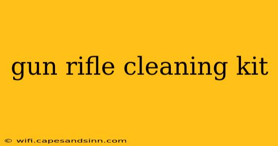 gun rifle cleaning kit