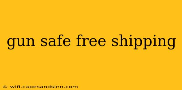 gun safe free shipping