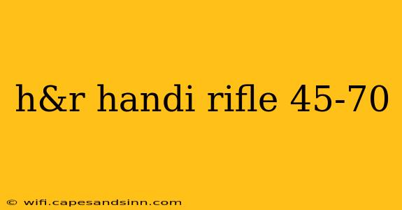 h&r handi rifle 45-70