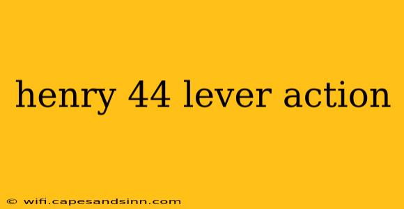 henry 44 lever action