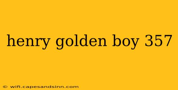 henry golden boy 357