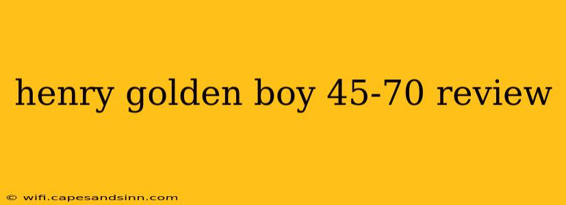 henry golden boy 45-70 review