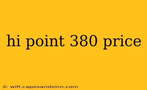 hi point 380 price