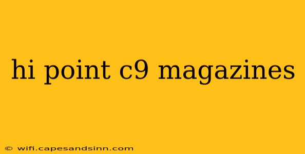 hi point c9 magazines