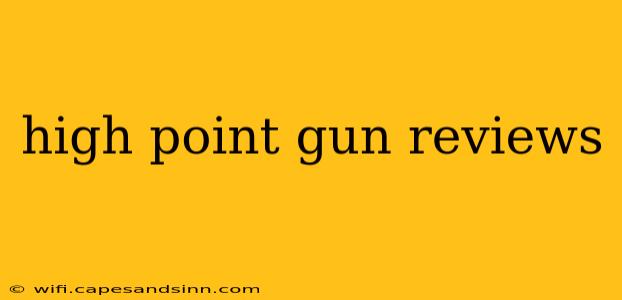 high point gun reviews