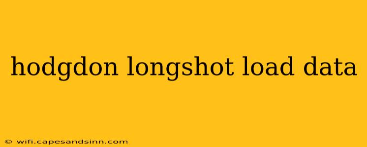 hodgdon longshot load data