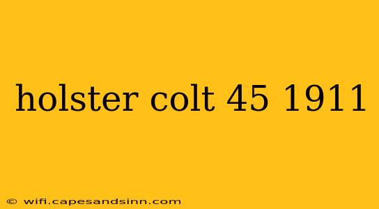 holster colt 45 1911