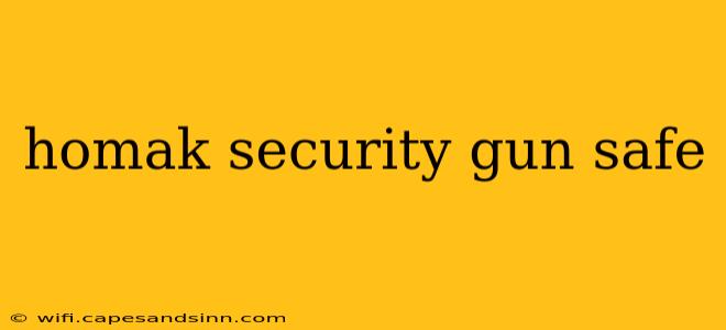 homak security gun safe