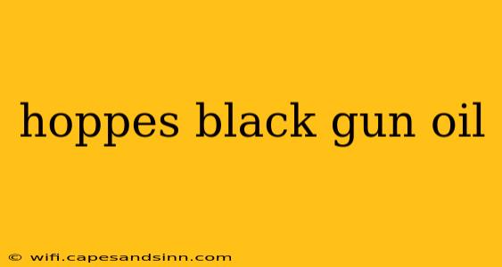 hoppes black gun oil