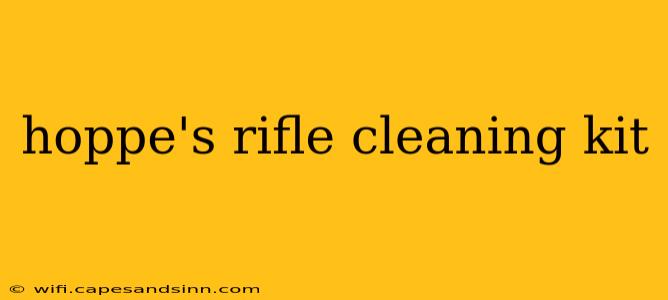 hoppe's rifle cleaning kit