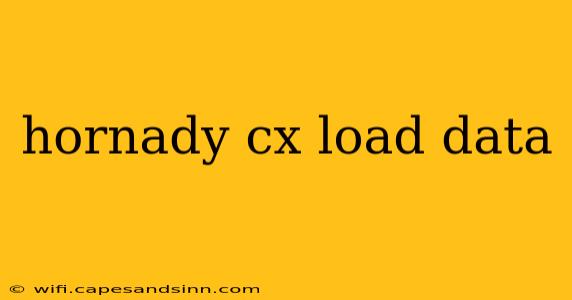 hornady cx load data