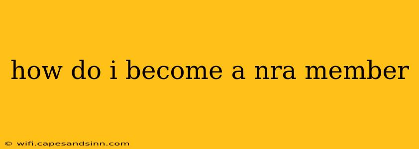 how do i become a nra member