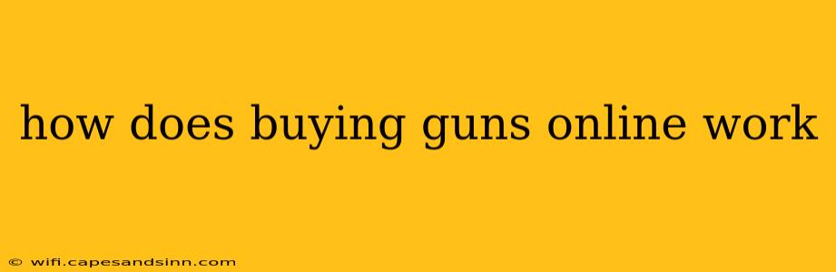 how does buying guns online work