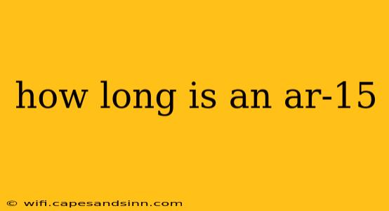 how long is an ar-15