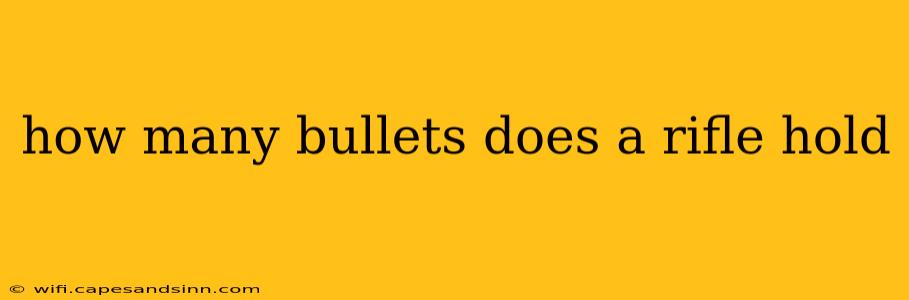 how many bullets does a rifle hold