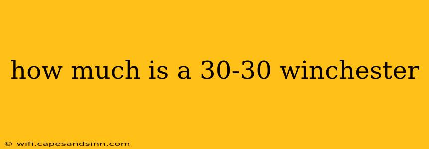 how much is a 30-30 winchester