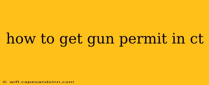 how to get gun permit in ct