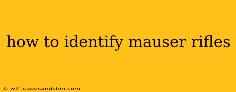 how to identify mauser rifles