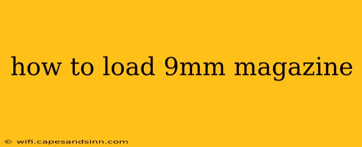 how to load 9mm magazine