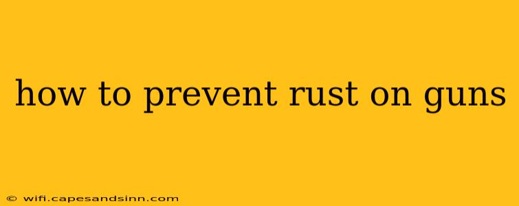 how to prevent rust on guns