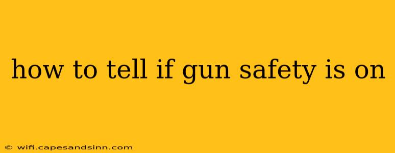 how to tell if gun safety is on