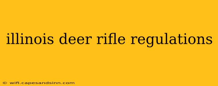 illinois deer rifle regulations