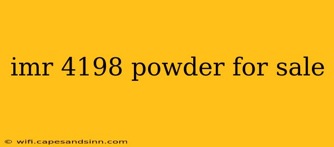 imr 4198 powder for sale